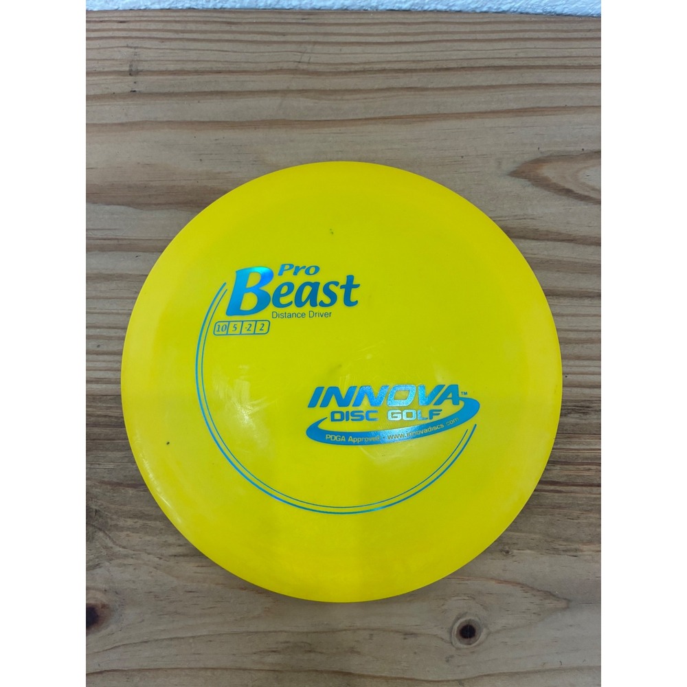 Innova Pro Beast Distance Driver Yellow Disc Golf 169g 10 5 -2 2 PDGA Approved